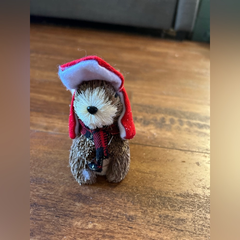 Charming Brown and Red chipmunk Decor Figurine